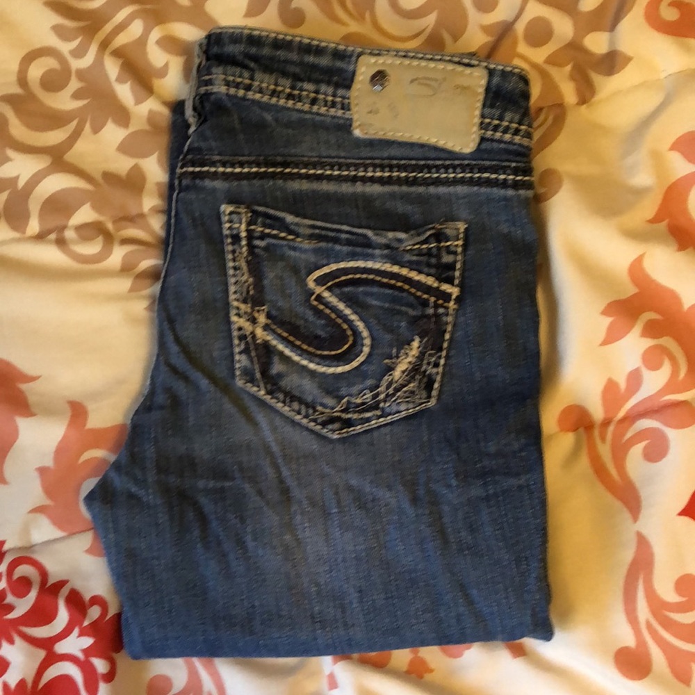 Silver jeans